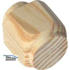 Holzziernagel Breite 30, H�he 30, Zapfen � 20, Zapfenl�nge 8 mm, Kiefer roh