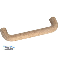 Griff Piritu LA 96 mm, Breite 108 mm, Buche roh