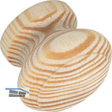 Knopf Horno � 35 mm, Tiefe 28 mm, Fichte roh