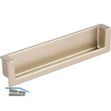 Muschelgriff Syrakus B 138, Einlassma� 134 x 26,2, Zinkdruckguss neusilber