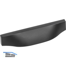 M�belgriff Kito Breite 94 mm, Zinkdruckguss schwarz matt