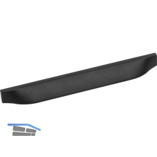 M�belgriff Kito Breite 190 mm, Zinkdruckguss schwarz matt