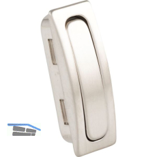 Klappgriff Juno Breite 17 mm, H�he 50 mm, Zinkdruckguss Edelstahl Effekt