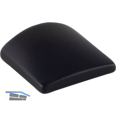 Knopf Fortuna Breite 25,3 mm, Tiefe 25 mm, Zinkdruckguss schwarz matt