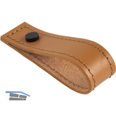 Knopf Marse Breite 25 mm, H�he 100 mm, Leder hellbraun