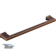 M�belgriff Beres LA 192 mm, Breite 212 mm, messing schwarz geb�rstet