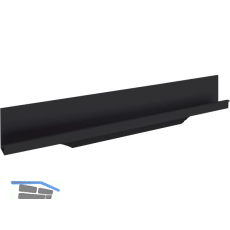 Griffleiste Grande L�nge 345 mm, Aluminium schwarz eloxiert