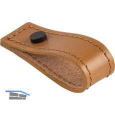 Knopf Marse Breite 25 mm, H�he 80 mm, Leder hellbraun