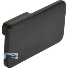 M�belknopf Biris Breite 58 mm, Zinkdruckguss schwarz matt