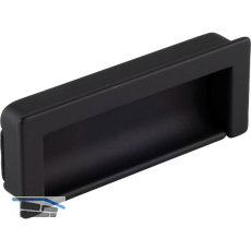 Muschelgriff Nera Breite 108 mm, H�he 41,7 mm, Zinkdruckguss schwarz matt