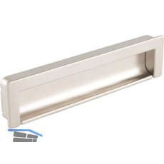 Muschelgriff Nera Breite 174 mm, H�he 42 mm, Zinkdruckguss Edelstahl Effekt