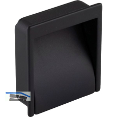 Muschelgriff Miach Breite 55 mm, H�he 60 mm, ZN schwarz matt