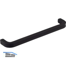 Griff Makar, LA 160 mm, Breite 169 mm, Zinkdruckguss schwarz matt