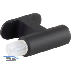 Endsockel Nelo zu Griffstange, Zinkdruckguss schwarz matt