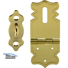 Kassettenverschluss 47X20 mm Stahl vermessingt