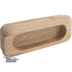 Muschelgriff Horkos Breite 107 mm, H�he 50 mm, Eiche roh