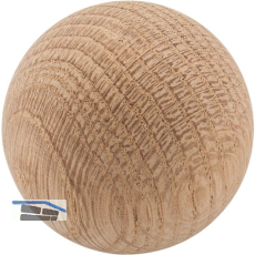 Holz-Kugel � 50 mm, Eiche roh