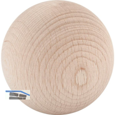 Holz-Kugel � 50 mm, Buche natur