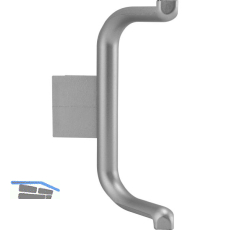 Au�enecke Aktor C-Profil, Kunststoff silberfarbig