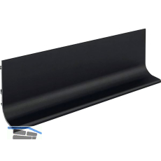 Griffmulde Aktor L-Profil horizontal, L�nge 6000 mm, Aluminium schwarz matt