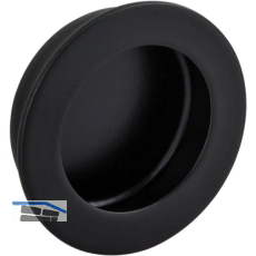 Muschelgriff Forrada � 40 mm, Einlass � 35 mm, Edelstahl schwarz matt