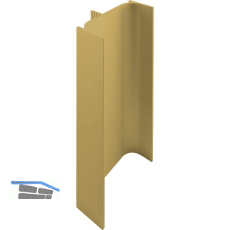 Griffmulde Aktor C-Profil vertikal, L�nge 5000 mm, Aluminium gold matt