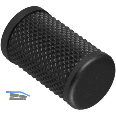 Knopf Dolon � 14 mm, Tiefe 24 mm, Stahl schwarz matt