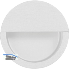 Muschelgriff Dotos � 50 mm, Einlass � 46 mm, Zinkdruckguss wei� matt