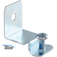 Befestigungswinkel Aktor mit Sicherungsschraube, Aluminium natur