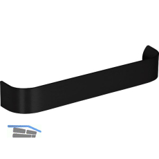 Griff Anat LA 160 mm, Breite 168 mm, Aluminium schwarz matt geb�rstet