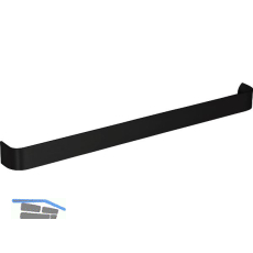 Griff Anat LA 320 mm, Breite 328 mm, Aluminium schwarz matt geb�rstet
