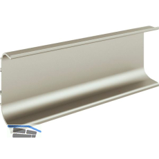 Griffmulde Aktor C-Profil horizontal, L�nge 2500 mm, Aluminium Edelstahl Effekt