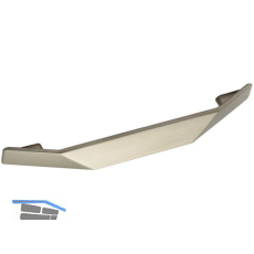 Griff Finn LA 160 mm, Breite 215 mm, Zinkdruckguss Edelstahl Effekt