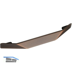 Griff Finn LA 160 mm, Breite 215 mm, Zinkdruckguss Kupfer satiniert