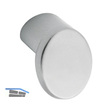 Knopf Fama � 21 mm, Tiefe 21 mm, ZN alufarbig