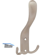 Huthaken Canelli Breite 78 mm, H�he 160 mm, Zinkdruckguss vernickelt matt