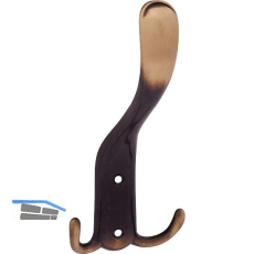 Huthaken Canelli Breite 78 mm, H�he 160 mm, Zinkdruckguss patiniert