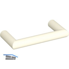 Griff � 10 mm - HEWI 562.10B LA 64 mm, Breite 74 mm, Polyamid reinwei� matt