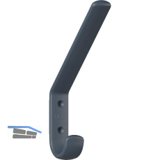 Huthaken HEWI 477.90B070 Breite 22 mm, H�he 163 mm, Polyamid anthrazit matt