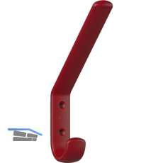 Huthaken HEWI 477.90B070 Breite 22 mm, H�he 163 mm, Polyamid rubinrot matt