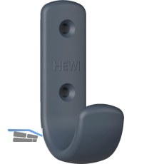 Mantelhaken HEWI 477.90B060 H�he 72 mm, Polyamid anthrazit matt
