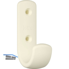 Mantelhaken HEWI 477.90B060 H�he 72 mm, Polyamid reinwei� matt