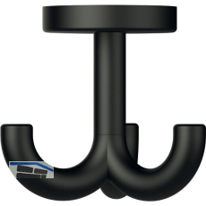 Dreifach-Drehhaken HEWI 477.90B050 H�he 70mm,Polyamid tiefschwarz matt