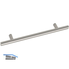Griff Cristo � 12 mm hohl, LA 320 mm, Breite 400 mm, Edelstahl geb�rstet