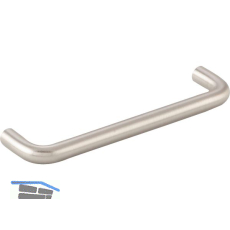 Griff Orotavo � 10 mm, LA 128 mm, B 138 mm, Stahl Edelstahl Effekt