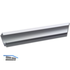 Griffleiste Aithra L�nge 2500 mm, abl�ngbar, Aluminium natur eloxiert