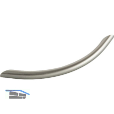 Griff Ingenio � 10 mm, LA 128 mm, B 151 mm, Stahl Edelstahl Effekt