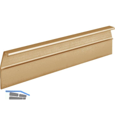 Griffleiste Alhena L�nge 2500 mm, fix, Aluminium gold matt