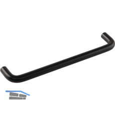 Griff Sulis � 10 mm, LA 160 mm, Breite 168 mm, Stahl schwarz lackiert