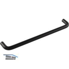 Griff Sulis � 10 mm, LA 192 mm, Breite 202 mm, Stahl schwarz lackiert